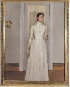 Fernand Khnopff Portrait of Marguerite Khnopff oil painting artist